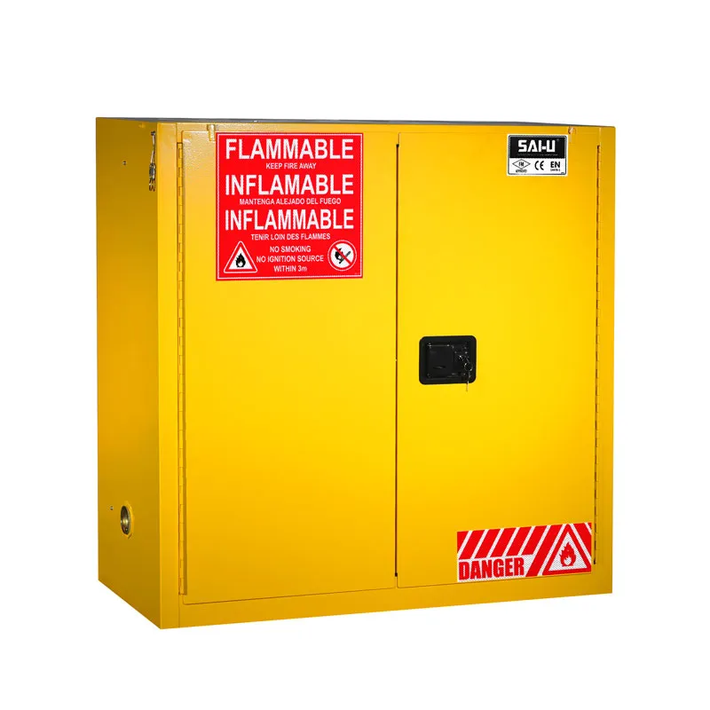 flammable safety cabinet sc2030y self closing door 3