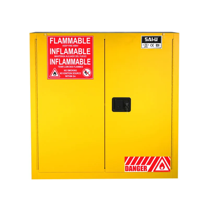 flammable safety cabinet sc2030y self closing door 4