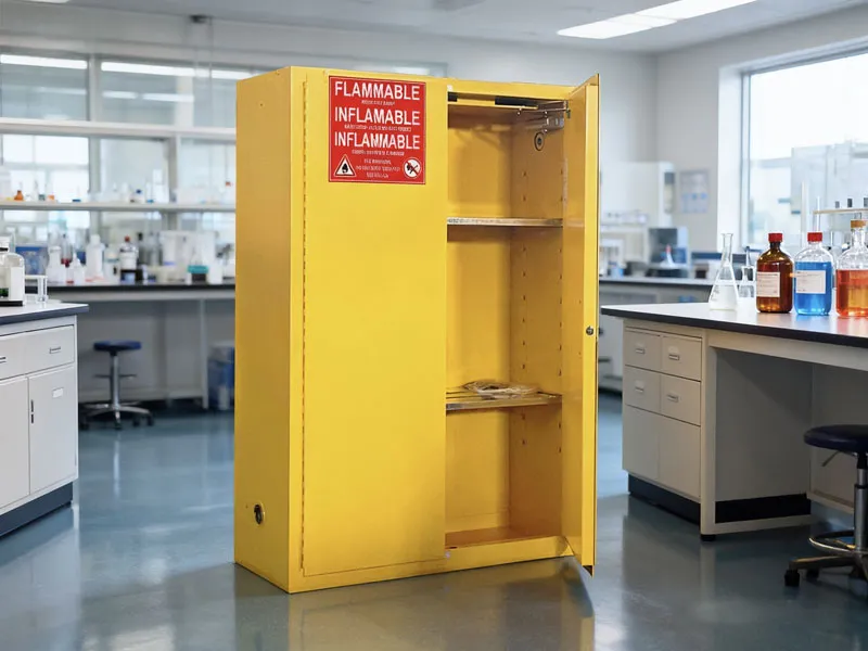 flammable safety cabinet sc2045y self closing door 1