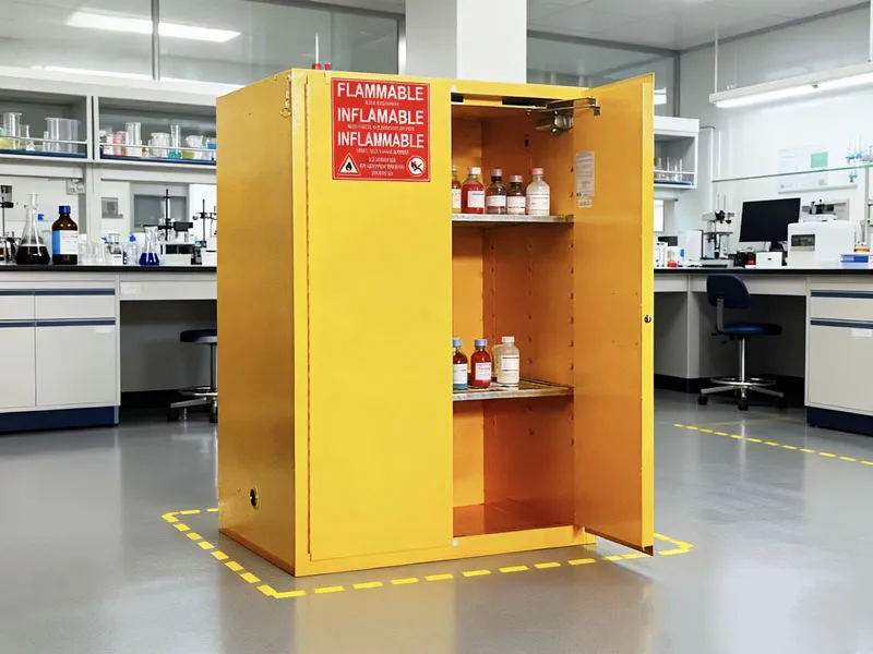 flammable safety cabinet sc2090y self closing door 2